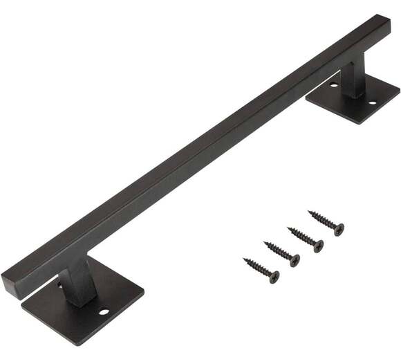 Homode Other - Homode 12 Inch Sliding Barn Door Handle, Matte Black Iron Steel Pull Handle Hard